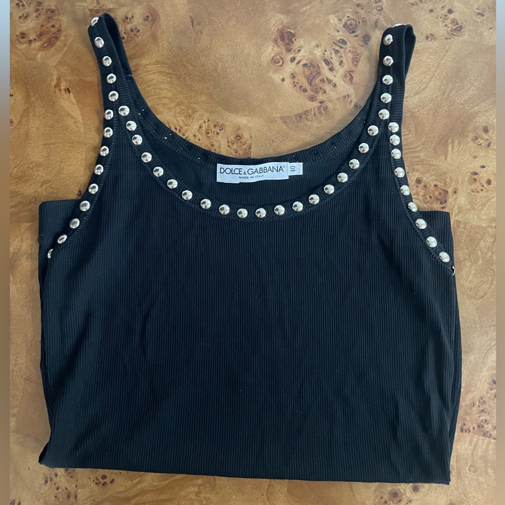 Dolce & Gabbana studded tank top
